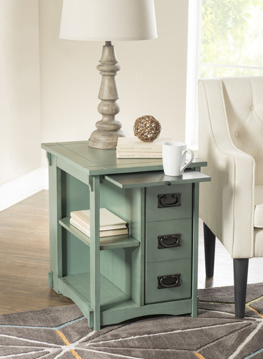Parnell Chairside Table - Teal