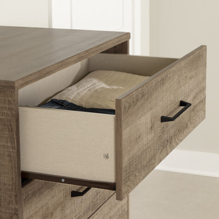 Arlen 4-drawer Chest - Weathered Oak 
