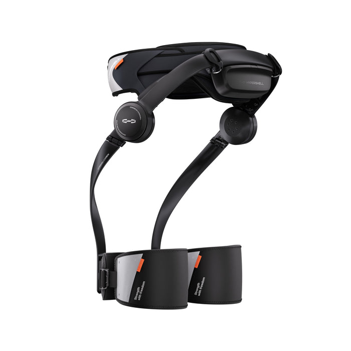 Hypershell X Carbon AI Wearable Exoskeleton - 800W Carbon Fibre Bionic Robotic Legs, Lightweight Walking Aid for Hiking, Running & Mobility - Black