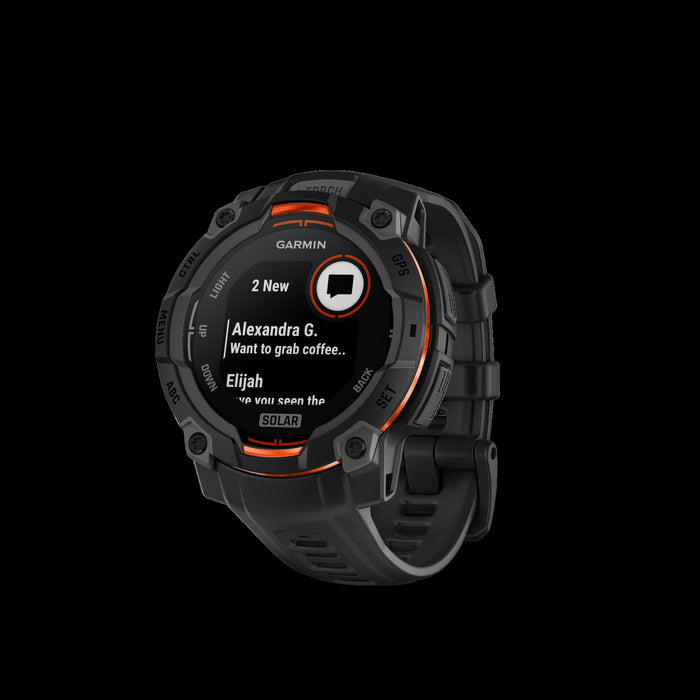 Garmin Instinct 3 Gps Smartwatch 45 Mm - Rugged Military Spec 810, Solar, Compass, Barometric Altimeter 
