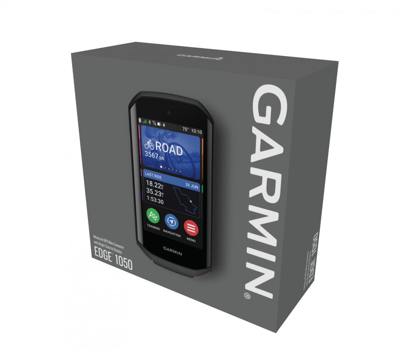 Garmin Edge 1050 Premium Cycling Computer - Vivid Color Touchscreen Display, Built-in Speaker, Advanced Training And Group Ride Features, Road Hazard Alerts