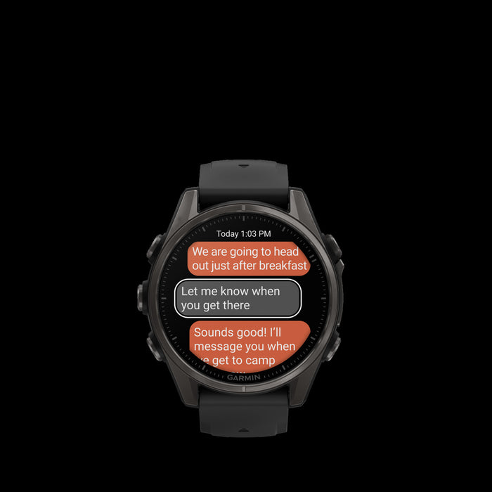 Garmin Fēnix 8 Amoled Sapphire Smartwatch 43mm - Gps, Compass, Gyroscope And Barometric Altimeter 