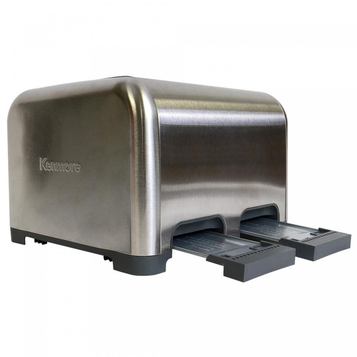 Kenmore 4-Slice Toaster with Dual Controls Stainless Steel - KKTSDC4SS