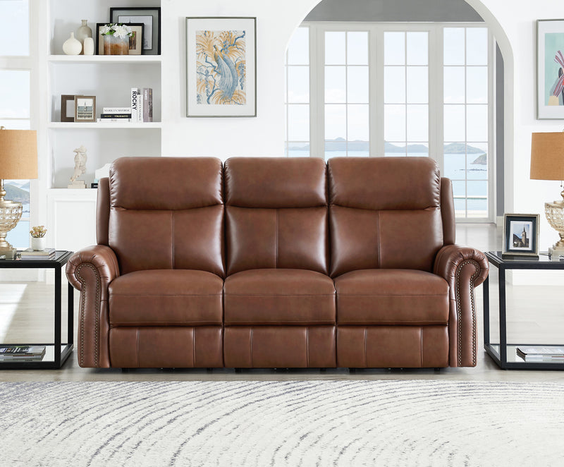 Hydeline Royce Power Reclining Sofa - Brown