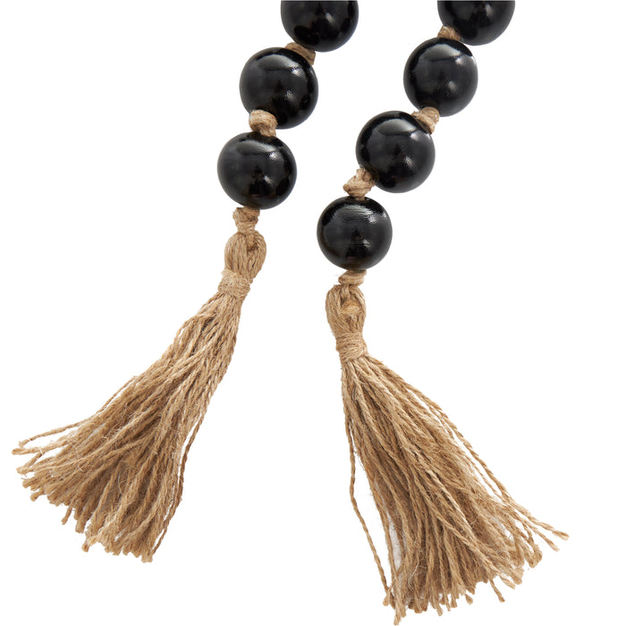 Glass 45\" L Beaded Garland - Dark Brown