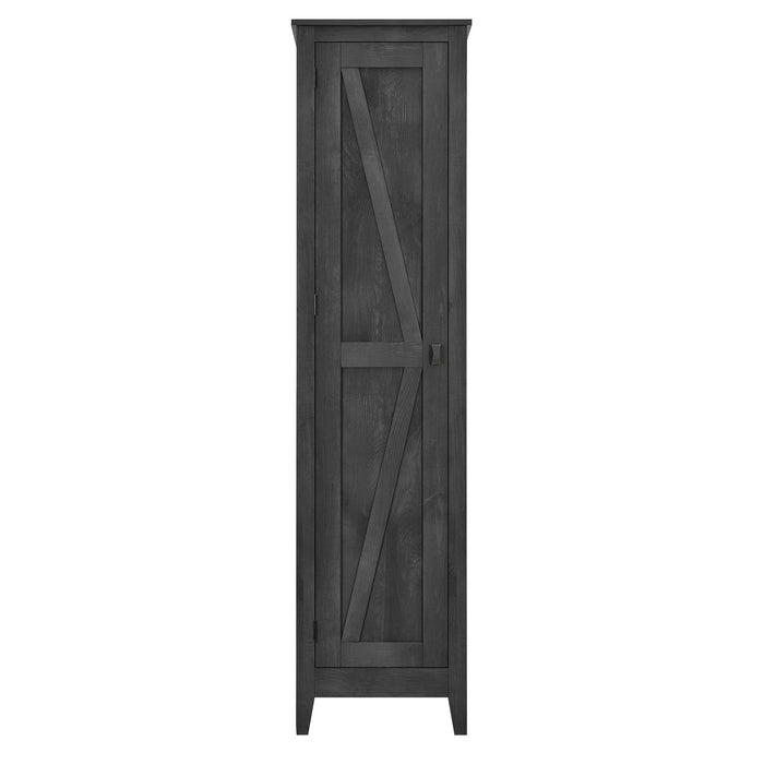 Ameriwood Home Farmington 18\" Wide Storage Cabinet - Rustic Grey