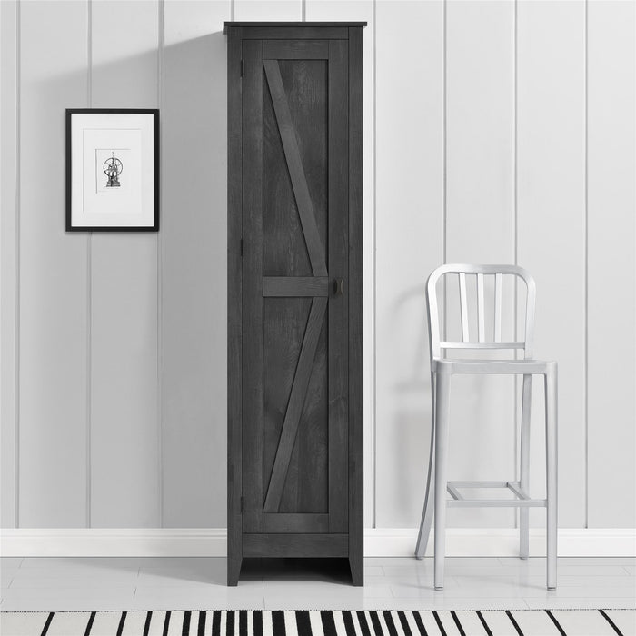 Ameriwood Home Farmington 18\" Wide Storage Cabinet - Rustic Grey