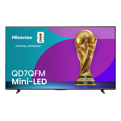 HISENSE 75" QD7QFM Mini-LED QLED 4K UHD AI Smart Fire TV (75QD7QFM) | Téléviseur intelligent QLED à Mini DEL HISENSE QD7QFM UHD 4K de 75 po avec IA et Fire TV (75QD7QFM)