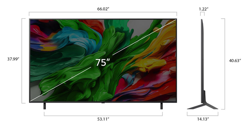 LG 75\" QNED evo AI QNED85 MiniLED 4K Smart TV (75QNED85AUA.ACC)