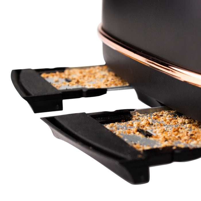 Haden Heritage 4-Slice Toaster - Black Copper