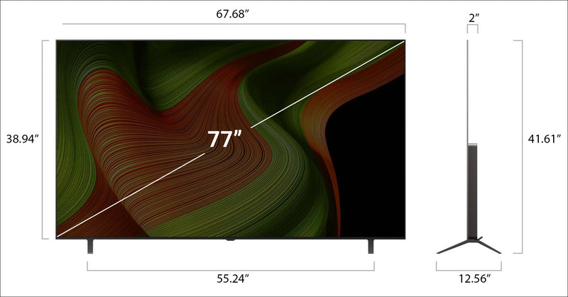 LG 77\" OLED evo AI B5 4K Smart TV (OLED77B5PUA.ACC)