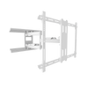 Kanto PDX650W Full Motion TV Wall Mount for 40\" - 90\" TVs, White Tv Mount
