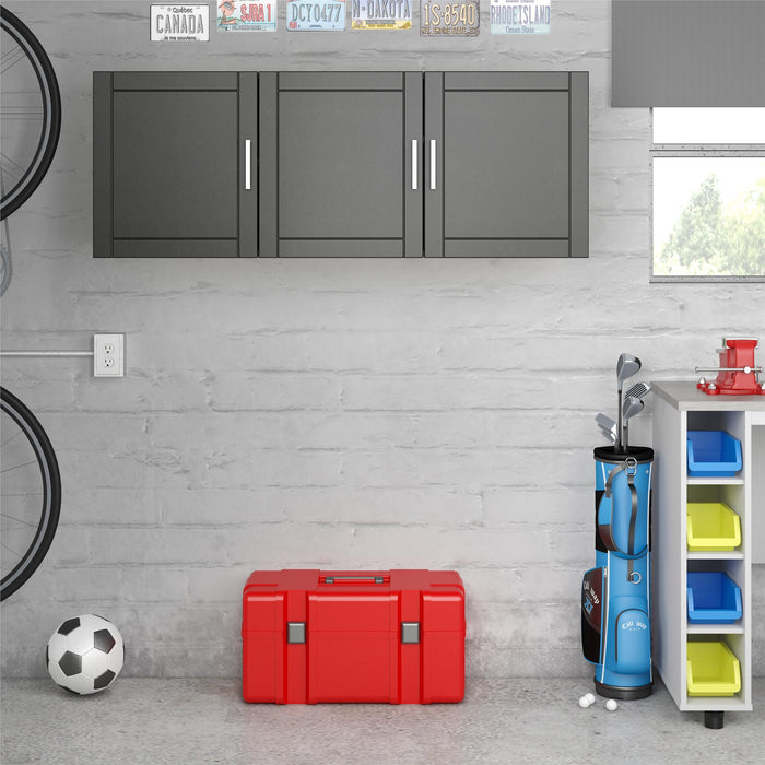Ameriwood Home Callahan 54\" Wall Cabinet - Black