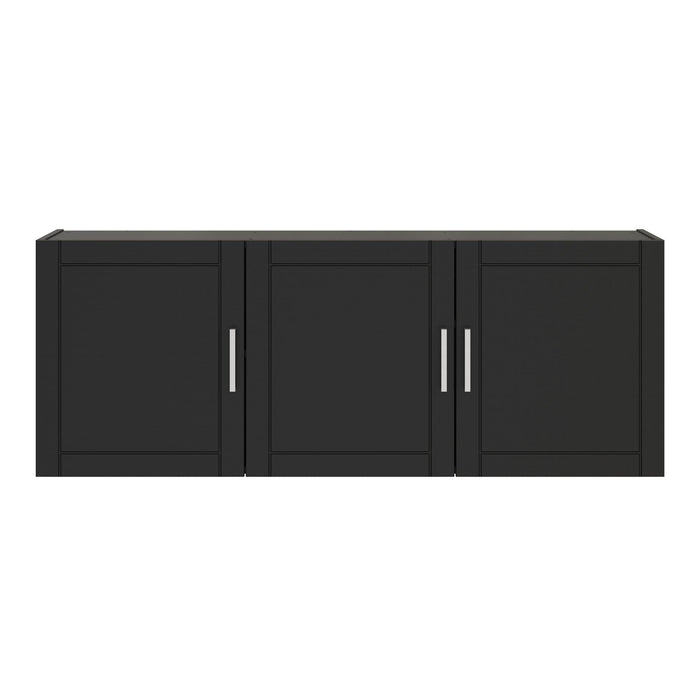 Ameriwood Home Callahan 54\" Wall Cabinet - Black