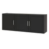 Ameriwood Home Callahan 54\" Wall Cabinet - Black