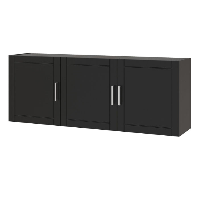 Ameriwood Home Callahan 54\" Wall Cabinet - Black