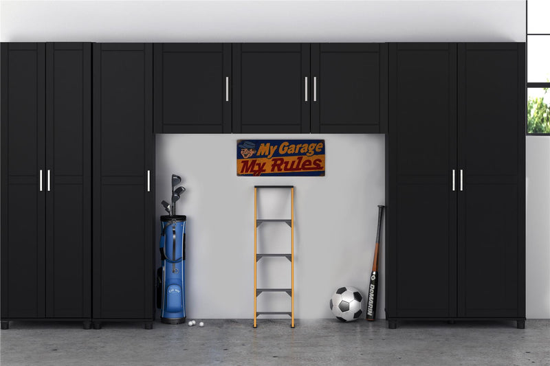 Ameriwood Home Callahan 54\" Wall Cabinet - Black