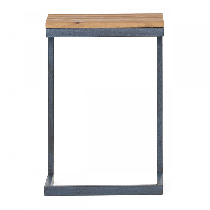 Nydia Industrial Firwood Nesting Tables Set Of 3 - Natural