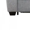 Luca 78 in. Fabric Euro Sofa Bed with Memory Foam Mattress - Grey | Luca 78 po. Canape-lit euro en tissu avec matelas mousse memoire - Gris