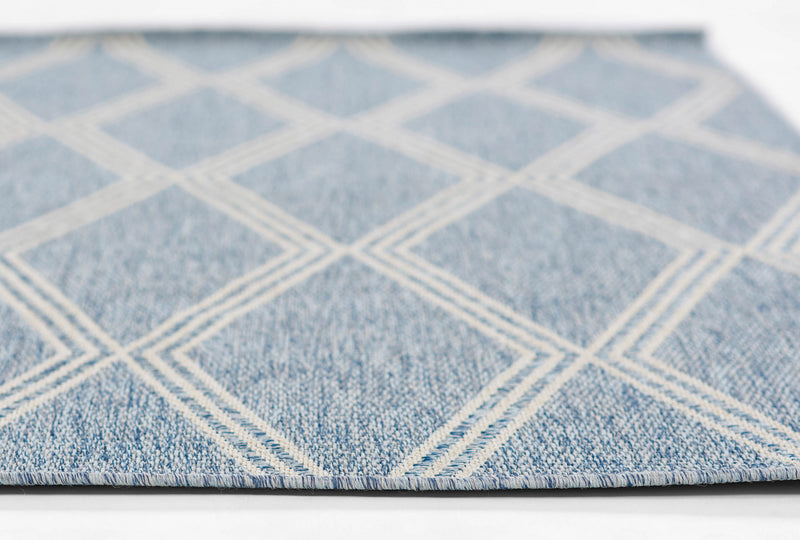 Cypress Transitional 8'0\" x 10'0\" Area Rug in Blue Indoor Area Rug