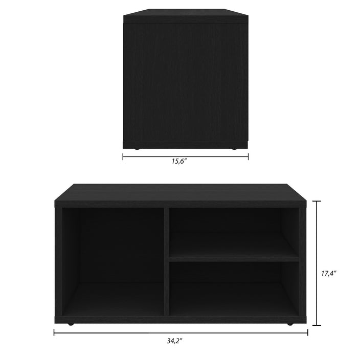 Porto Entryway Shoe Storage Bench Coat Rack