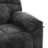 Emerson 36 in. Upholstered Power Lift Chair with Wired Remote - Grey | Fauteuil releveur electrique Emerson de 36 po rembourre avec telecommande filaire - Gris