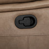 Marlow 37 in. Leather Match Swivel Glider Manual Recliner - Taupe | Fauteuil inclinable manuel pivotant a mouvement coulissant Marlow de 37 po en cuir assorti - Taupe