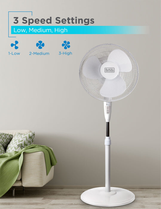Black+Decker 16\" Stand Fan 