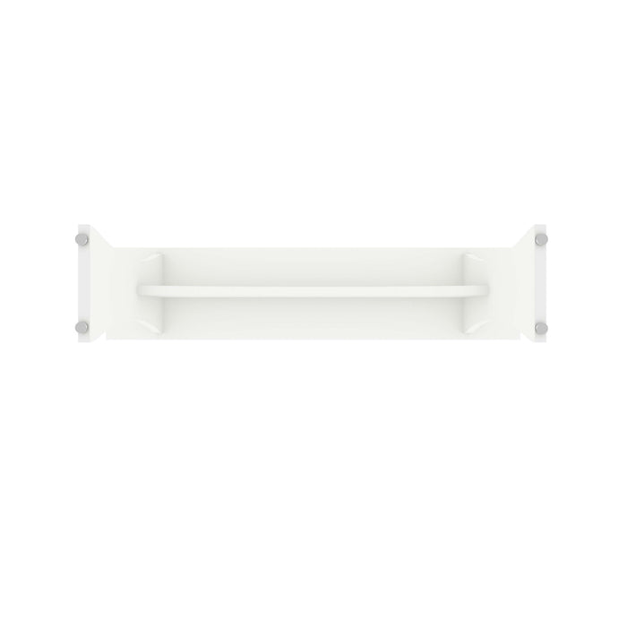 Coney Mid-Century Modern Dining Bench in White - Set of 2