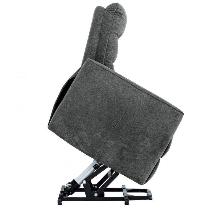 Sawyer 30 in. Upholstered Power Lift Recliner Chair - Grey