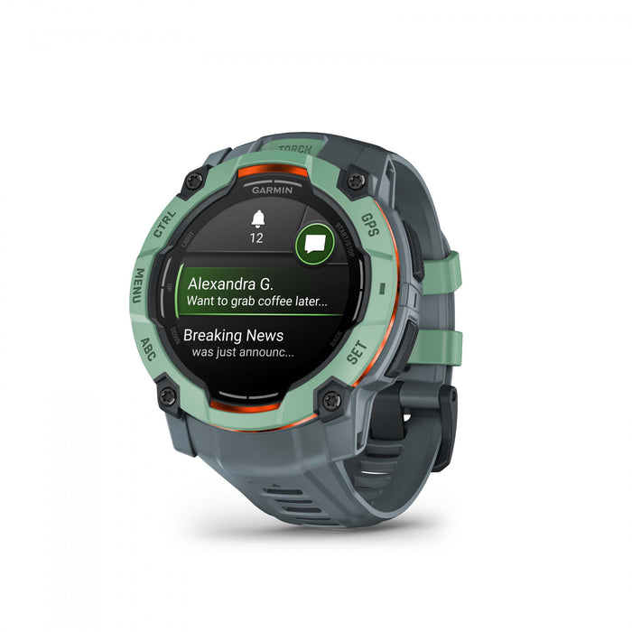 Garmin Instinct 3 Amoled Smartwatch 50 Mm - Rugged Militart Spec 810, Compass, Barometric Altimeter 
