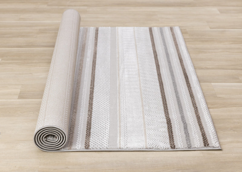 London Striped Indoor Area Rug - 7'10\" x 10'6\"