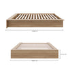 James Platform Bed Queen Bed | Lit Plateforme James