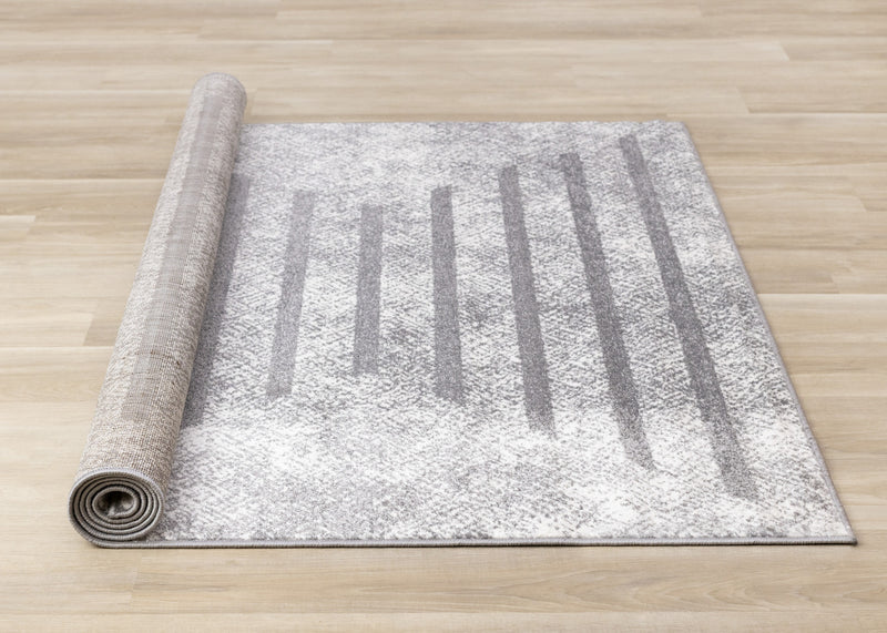 Covington Distressed Geometric Lines Indoor Area Rug - 7'10\" x 10'6\"