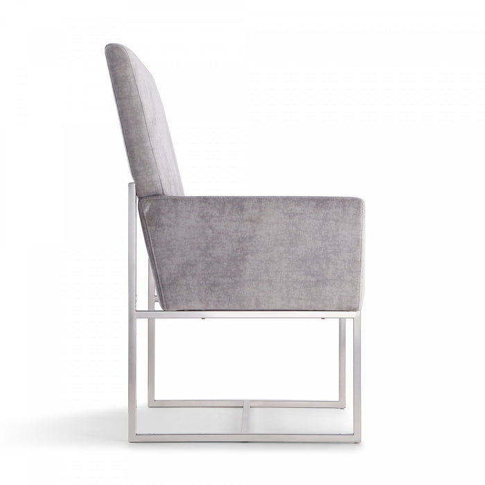 Element Modern 8-Piece Dining Chair Set in Gray