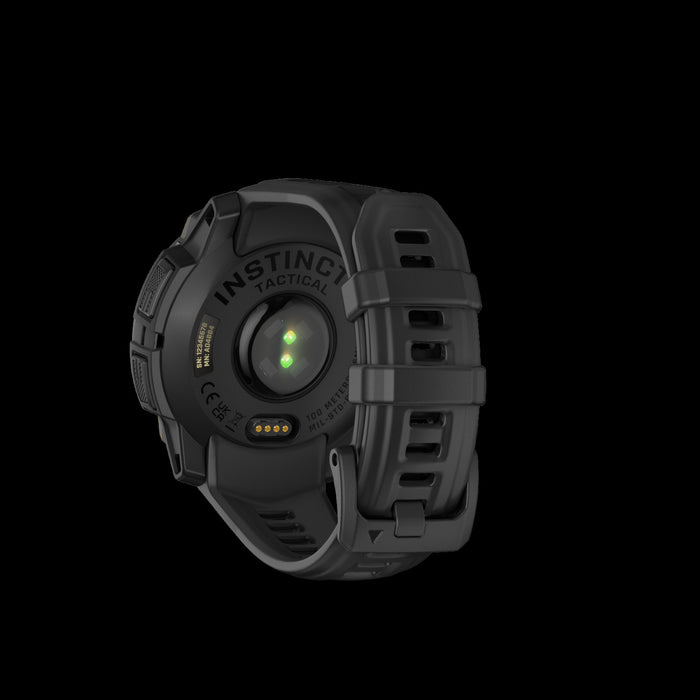 Garmin Instinct 3 45mm - Solar Tactical, Black, Gps, Led Flashlight, Mil-std-810, 40d Battery