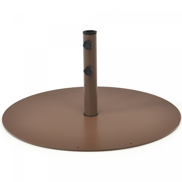 Costway 10ft Patio Umbrella Outdoor W/ 59 LBS Heavy-Duty Round Umbrella Stand