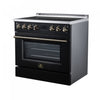 Forno Torino 36 Inch Black Induction Range, 5.36 cu.ft - FFSIN0936-36BLK Electric Range | Cuisiniere a induction Torino 36 pouces noire, 5,36 pi³ - FFSIN0936-36BLK