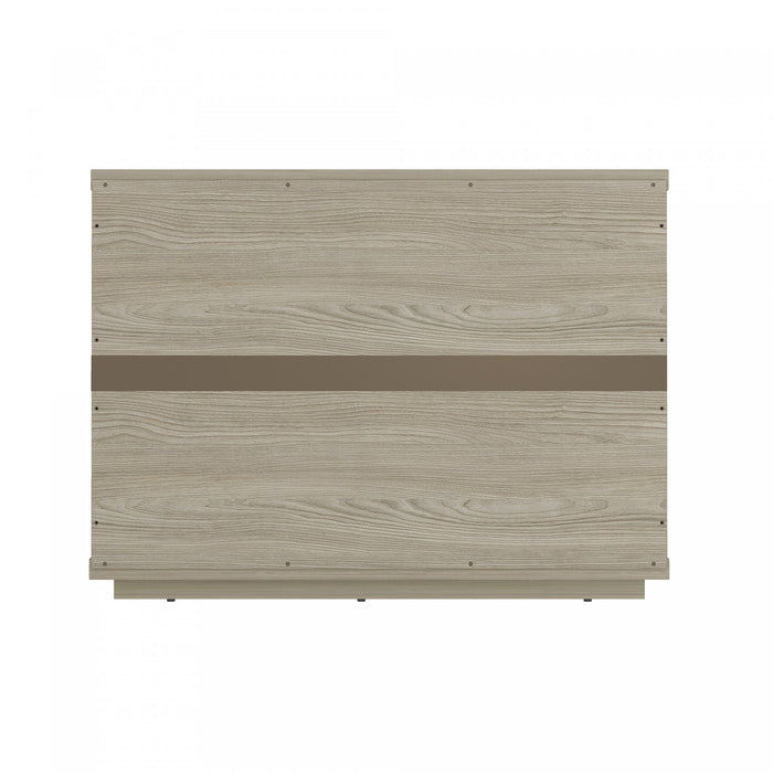 Evelyn Modern 32\" Nightstand in Natural (3-Drawer)