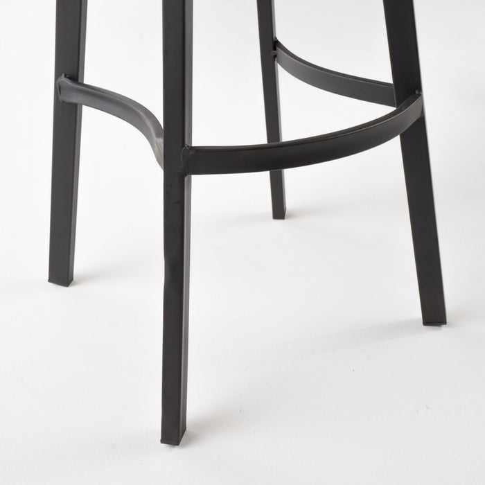 Larry Swivel Barstool Set Of 2 With 360° rotating Seat - Antique Natural