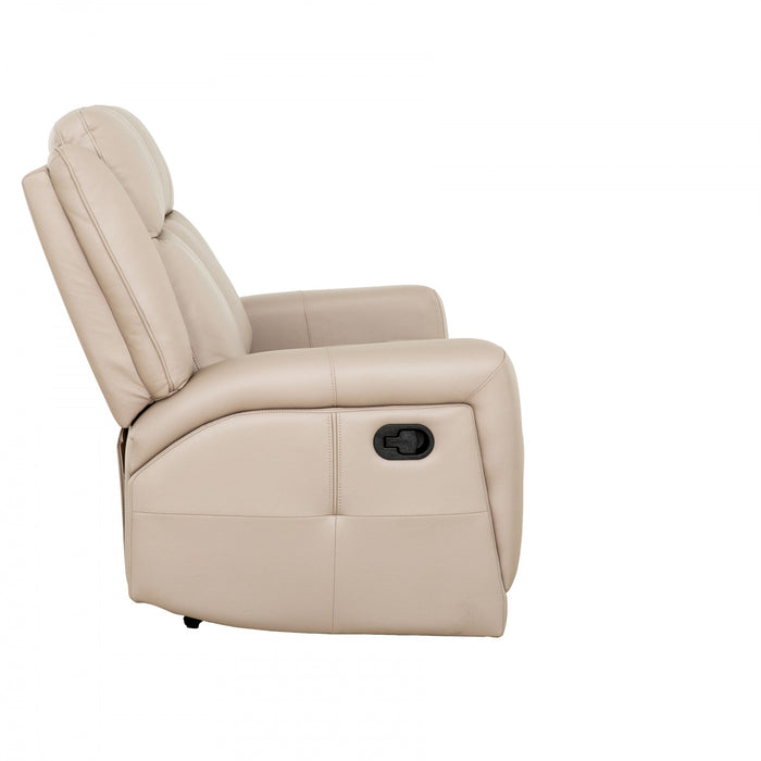 Hollis 57 in. Upholstered Reclining Loveseat - Taupe