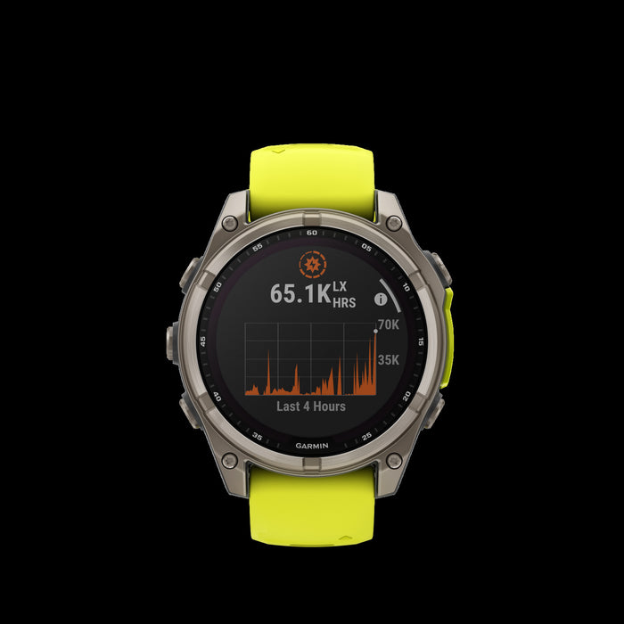 Garmin Fēnix 8 Solar Sapphire Smartwatch 47mm - Gps, Compass, Gyroscope And Barometric Altimeter 