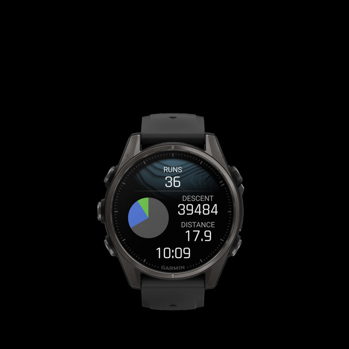 Garmin Fēnix 8 Amoled Sapphire Smartwatch 43mm - Gps, Compass, Gyroscope And Barometric Altimeter 