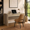 Evelyn Modern 60" Writing Desk in Natural (2-Drawer) | Bureau d’ecriture moderne Evelyn 60" en bois naturel (2 tiroirs)