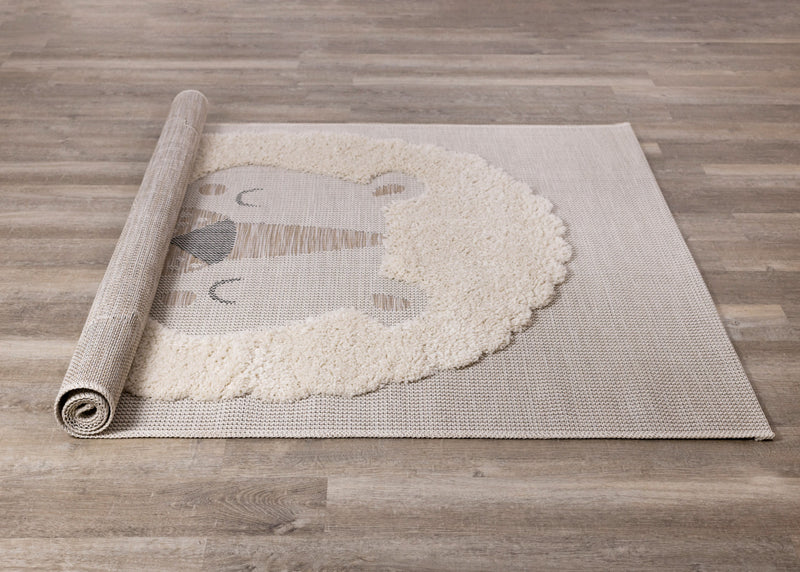 Kids Textured Lion Area Rug - 5'3\" x 7'7\"