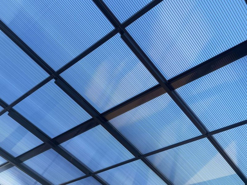 Florence - Wall Mounted Solarium 10x16 Polycarbonate Roof In Black