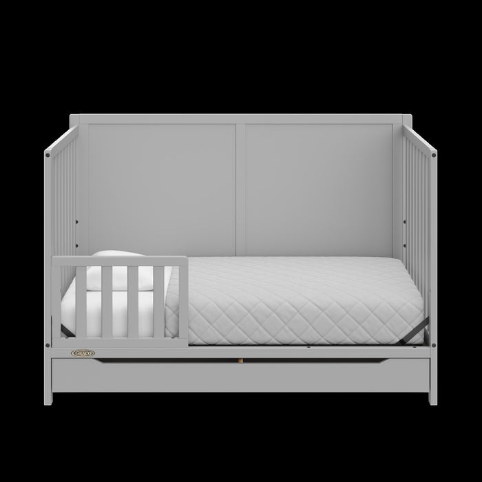 Graco Melrose 5-in-1 Convertible Crib with Drawer - Pebble Gray