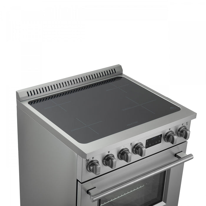 Forno Torino 30\" Induction Range, Stainless Steel - FFSIN0936-30