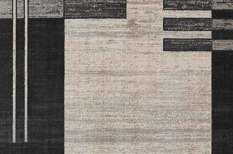 Sorelle Contemporary 5'1\" x 7'7\" Area Rug in Grey Indoor Area Rug