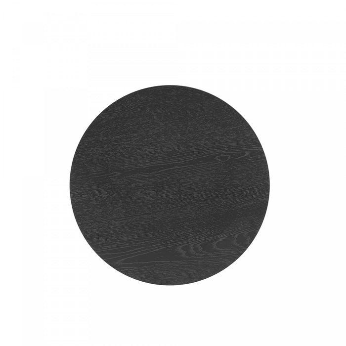 Layla Scandinavian Modern End Table in Black - Set of 2